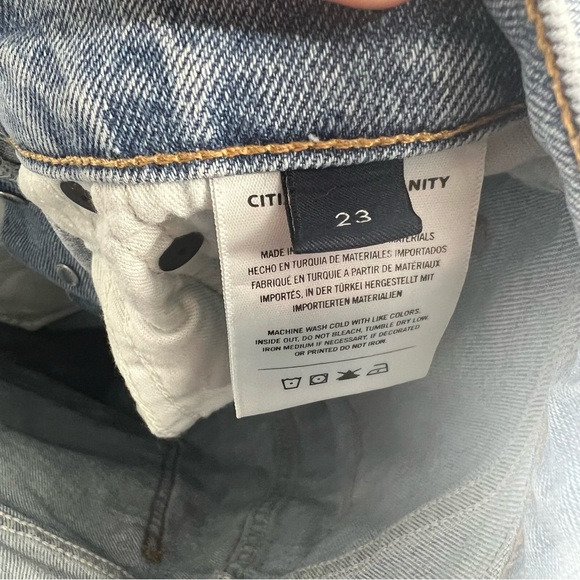 Citizens of Humanity Eva High Rise Relaxed Baggy Jeans Light Wash Size 23 - Picture 7 of 8